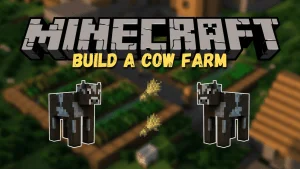How to make a Cow Farm in Minecraft