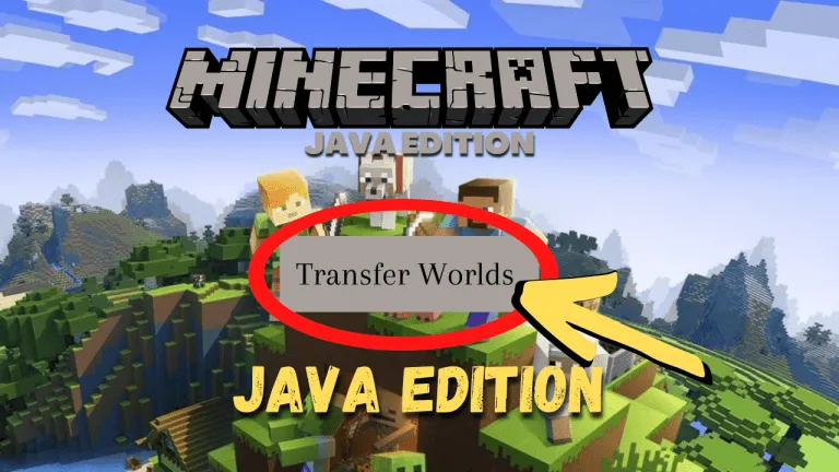 How to transfer Minecraft Java Edition World