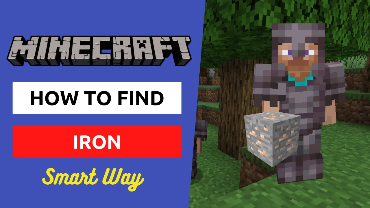 How to find Iron in Minecraft the Smart Way